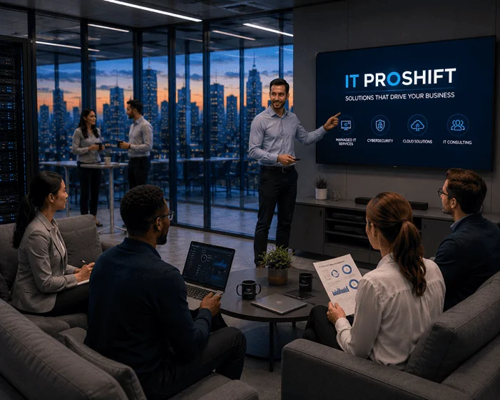 IT ProShift technology consulting meeting